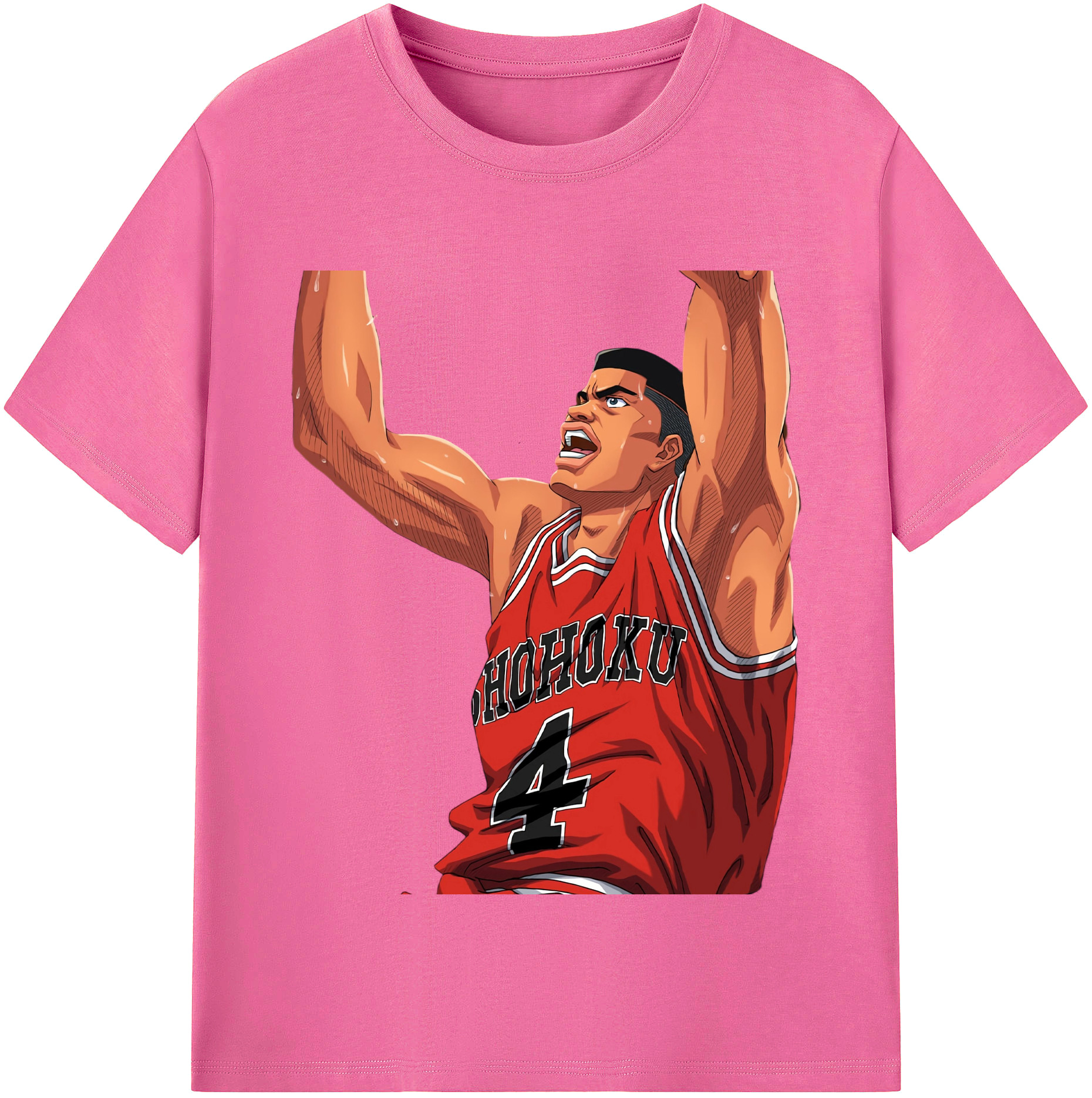 （画像用） SLAM DUNK／スラムダンク レディースカジュアルプリントTシャツ（綿100％）